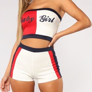 Fashion Nova’s Not Your Baby Girl Short Set